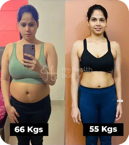 Saloni Tarang lost 11 kgs