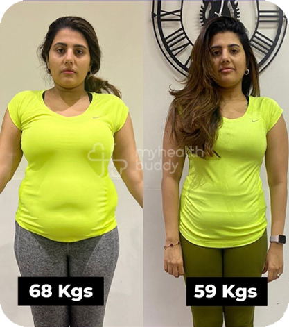 Shimoli lost 9 Kgs