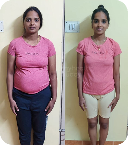 Vidhyadhari lost 12 Kgs